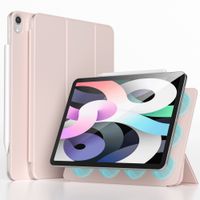 imoshion Magnetic etui de téléphone portefeuille iPad Air 11 pouces (2025) M3 / (2024) M2 / Air 5 (2022) / Air 4 (2020) - Rose