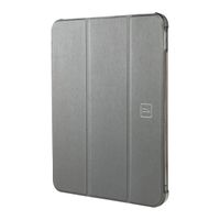 Tucano Coque tablette Satin Apple iPad 11 (2025) 11 pouces A16 / iPad 10 (2022) 10.9 pouces - Space Grey