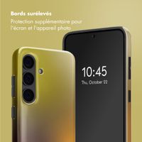 Selencia Coque arrière Vivid Samsung Galaxy S24 - Gradient Olive Dust