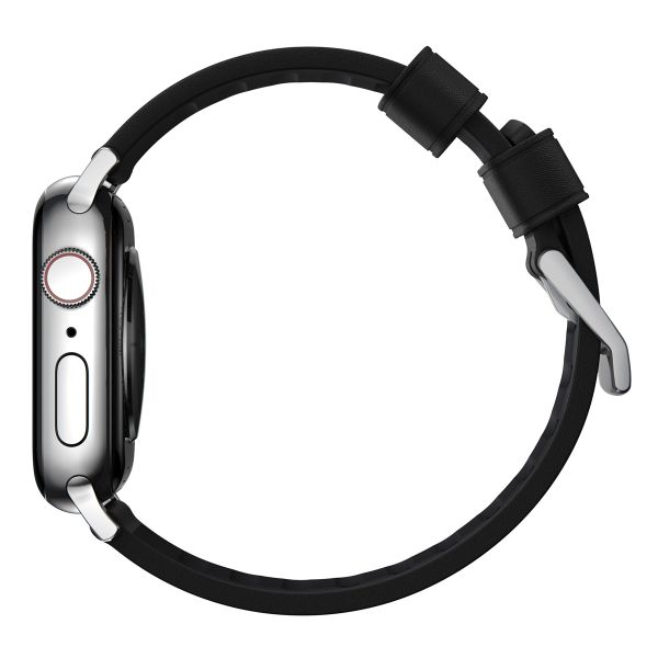 Nomad Bracelet Active Pro Apple Watch Series 1 t/m 11 / SE / Ultra (44/45/46/49 mm) - Black / Silver