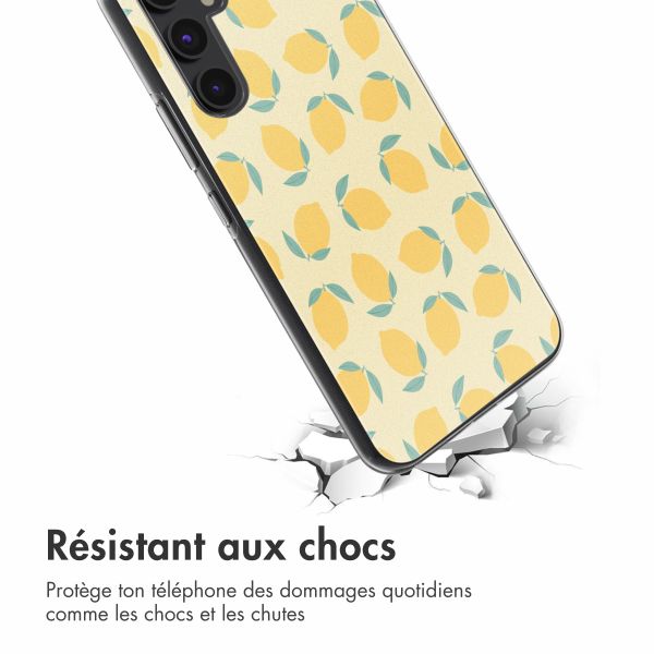 imoshion Coque design pour Samsung Galaxy A54 - Citrus Dream