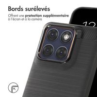 imoshion Coque Brushed Motorola Edge 70 Fusion - Noir