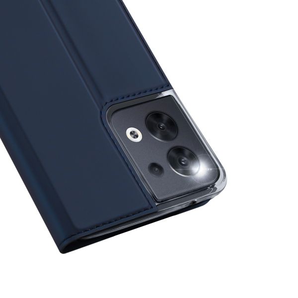 Dux Ducis Étui de téléphone Slim pour l'Oppo Reno 8 5G - Bleu foncé