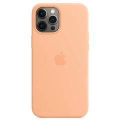 Apple Coque en silicone MagSafe iPhone 12 Pro Max - Cantaloupe