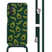 imoshion Coque design en silicone avec cordon Samsung Galaxy A14 (5G/4G) - Avocado Green