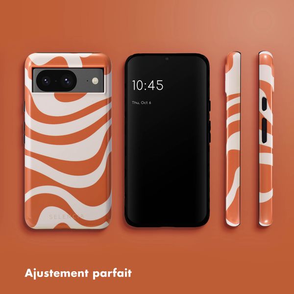 Selencia Coque arrière Vivid Tough Google Pixel 8 - Dream Swirl Orange