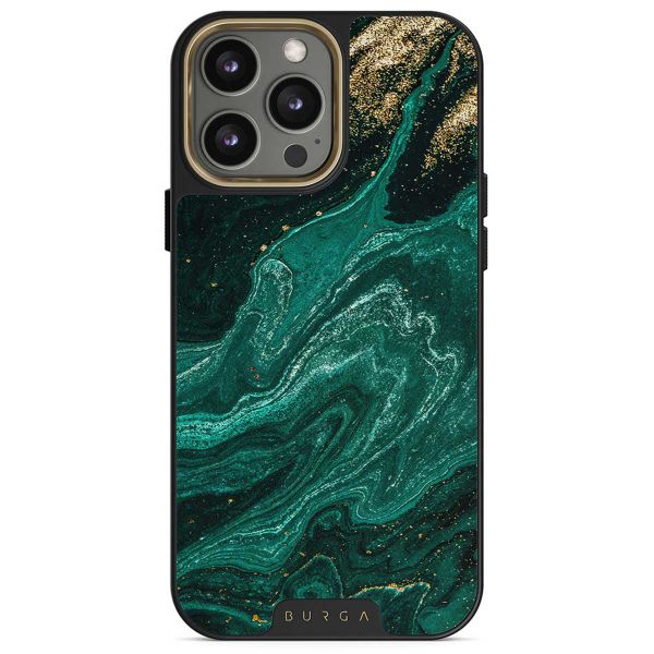 Burga Coque Elite Gold iPhone 15 Pro - Emerald Pool