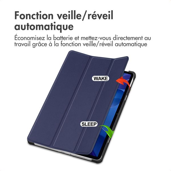 imoshion Coque tablette Trifold Xiaomi Redmi Pad 2 - Bleu foncé
