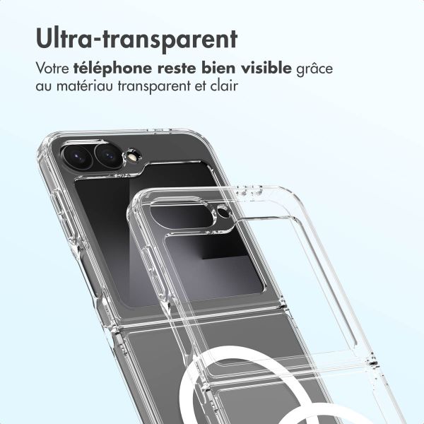 Accezz Coque Xtreme Impact Samsung Galaxy Z Flip 7 FE - Transparent