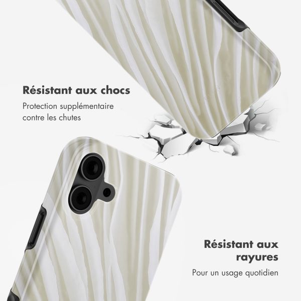 Selencia Coque arrière Vivid avec MagSafe Apple iPhone 16 - Nature Light Brown