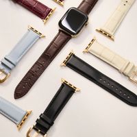 Burga Bracelet en cuir véritable Apple Watch | 38/40/41/42 mm - Dream / Gold