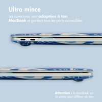 imoshion Coque Design Laptop MacBook Pro 14 pouces (2021 / 2023 M3 chip / 2024 M4 chip) - A2442 / A2779 / A2918 / A3112 / A3185 / A3401 - Flower Tile