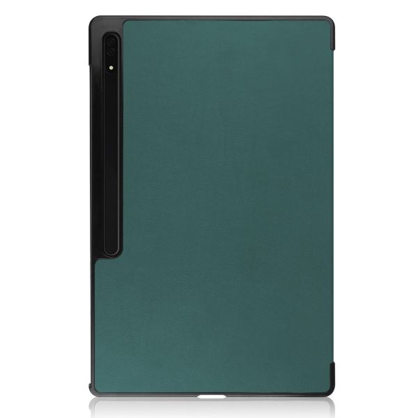 imoshion Coque tablette Trifold Samsung Galaxy Tab S8 Ultra - Vert foncé