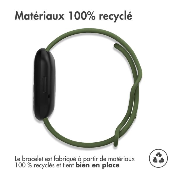 imoshion Bracelet en silicone le Fitbit Versa 4 / 3 / Sense (2) - Vert foncé