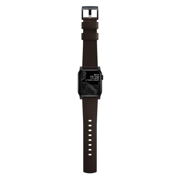 Nomad Bracelet Active Pro Apple Watch Series 1 t/m 11 / SE / Ultra (44/45/46/49 mm) - Brown / Black