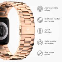 imoshion Bracelet en acier Apple Watch Series 1 á 9 / SE (38/40/41 mm) | Series 10 (42 mm) - Rose Dorée