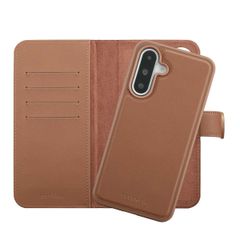 Selencia Étui portefeuille amovible Olyn avec MagSafe Samsung Galaxy A36 - Marron