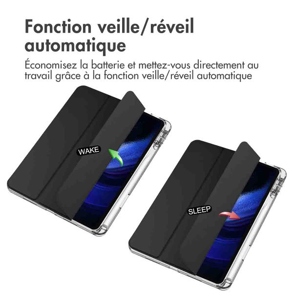 imoshion Coque tablette rigide Trifold Xiaomi Pad 6 / 6 Pro - Noir
