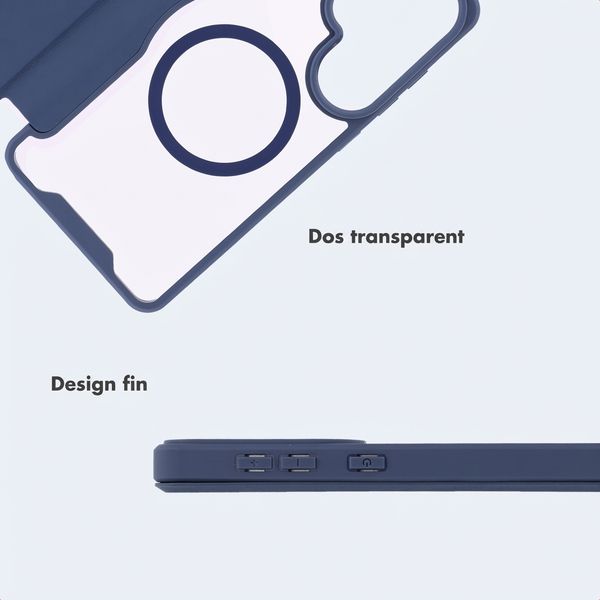 imoshion Bookcase transparente avec MagSafe Samsung Galaxy S26 Ultra - Bleu