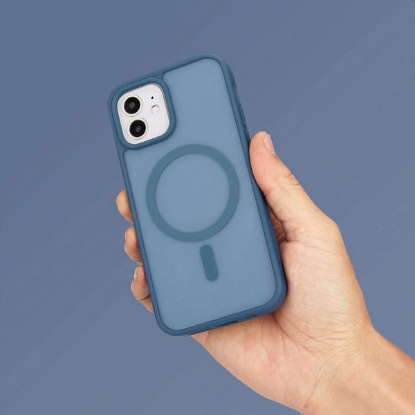 imoshion Coque Color Guard avec MagSafe Apple iPhone 12 (Pro) - Bleu foncé