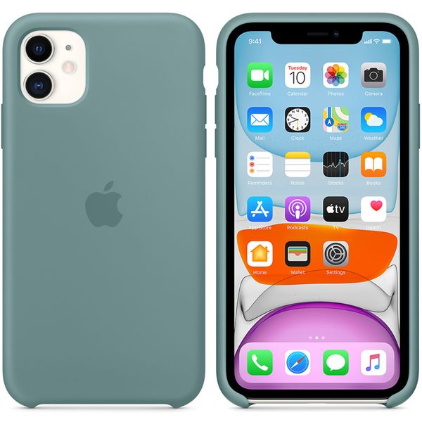 Apple Coque en silicone iPhone 11 - Cactus