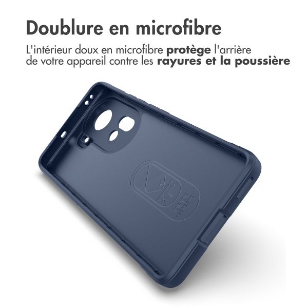 imoshion Coque arrière EasyGrip Oppo Reno 11 - Bleu foncé