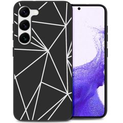 imoshion Coque Design Samsung Galaxy S23 - Graphic Cube Noir