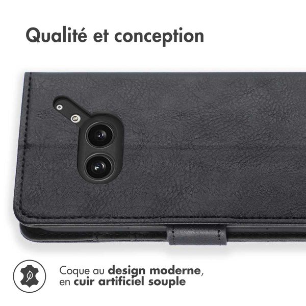 imoshion Étui de télephone portefeuille Nothing Phone (2a) / (2a) Plus - Noir