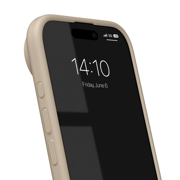 iDeal of Sweden Coque en silicone avec MagSafe Apple iPhone Air - Beige