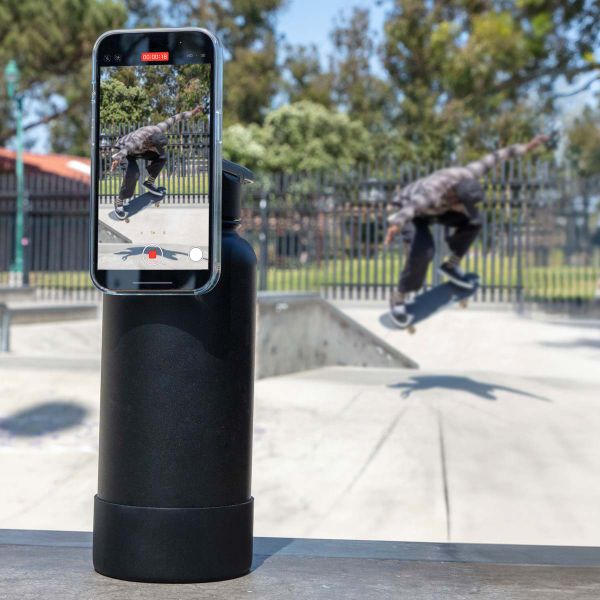 Scosche MagicMount Flask - Support téléphone - Gourde isotherme 946ML - MagSafe - Noir