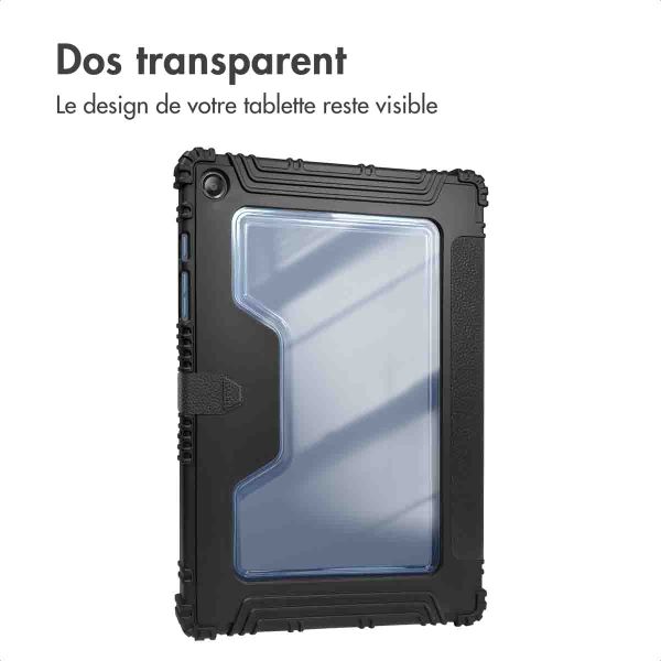 Accezz Coque tablette Rugged Trifold Samsung Galaxy Tab A9 Plus - Noir
