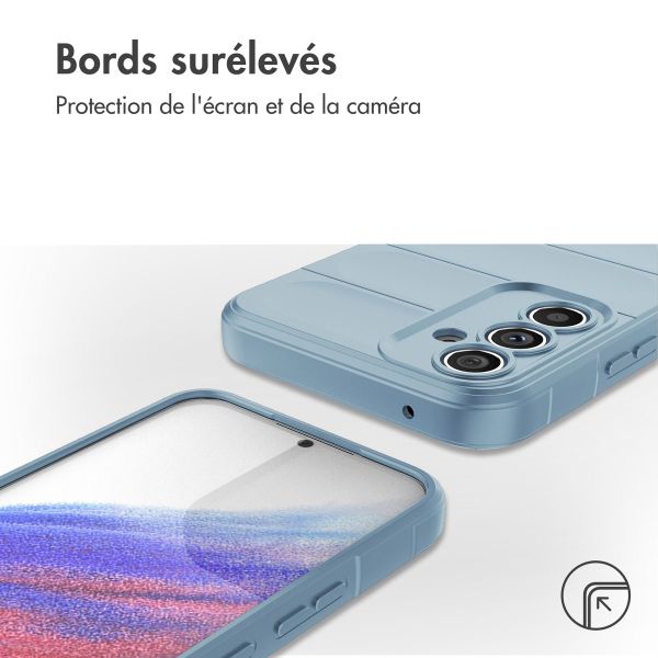 imoshion Coque arrière EasyGrip Samsung Galaxy A54 (5G) - Bleu clair