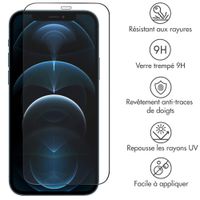 Accezz Protection d'écran en verre trempé Full Cover Apple iPhone 12 (Pro)