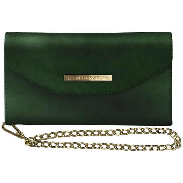 iDeal of Sweden Mayfair Clutch Velvet iPhone Xs Max - Vert