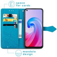 imoshion Etui de télephone Mandala Oppo A96 5G - Turquoise