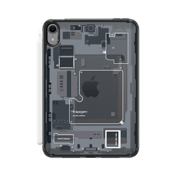 Spigen Coque tablette Hybrid Zero One Apple iPad Mini 7 (2024) / iPad Mini 6 (2021) - Transparent