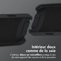 imoshion Coque arrière Color avec cordon amovible et MagSafe Apple iPhone 17 Pro Max - Noir