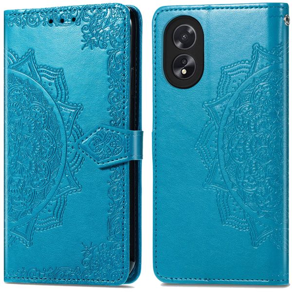 imoshion Etui de téléphone portefeuille Mandala Oppo A18 / Oppo A38 - Turquoise