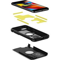 Spigen Coque Tough Armor iPhone SE (2022 / 2020) - Noir