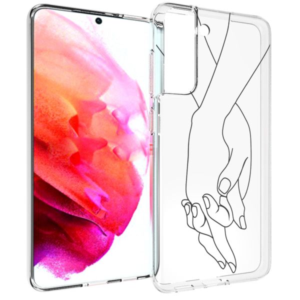 imoshion Coque Design Samsung Galaxy S21 FE - Holding Hands