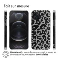 imoshion Coque Design Apple iPhone 12 (Pro) - Leopard Transparent
