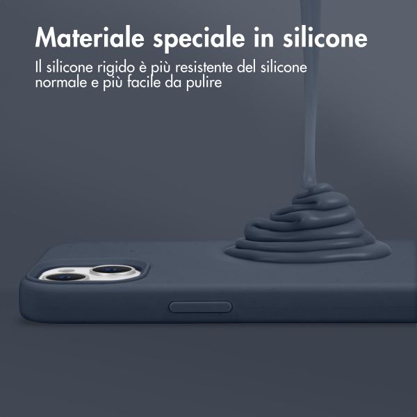 Accezz Coque Liquid Silicone Google Pixel 7 Pro - Bleu foncé