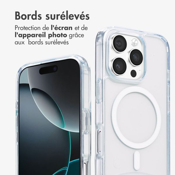 imoshion Coque MagSafe avec cordon amovible Apple iPhone 16 Pro - Transparent