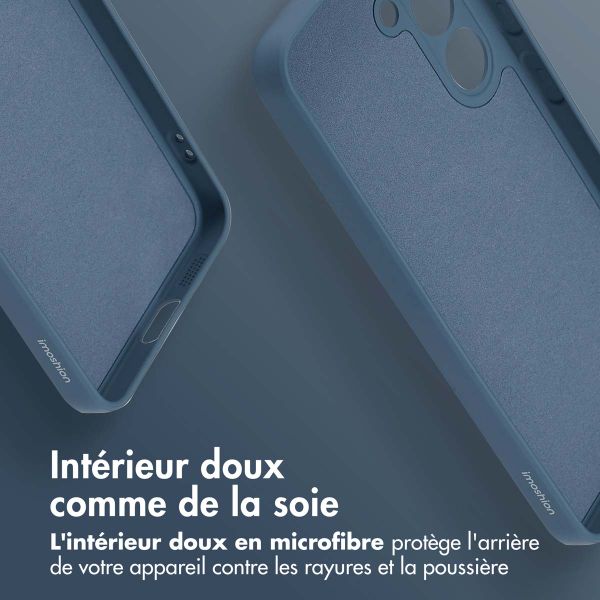 imoshion Coque Couleur avec MagSafe Samsung Galaxy S24 - Bleu foncé