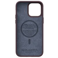 Njorð Collections Coque en cuir véritable MagSafe iPhone 14 Pro Max - Dark Brown