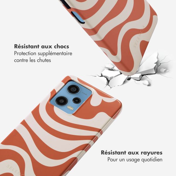 Selencia Coque arrière Vivid Tough Xiaomi Redmi Note 12 Pro - Dream Swirl Orange