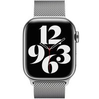 Apple ﻿Bracelet à boucle Milanais Apple Watch Series 1 t/m 9 / SE (38/40/41 mm) | Series 10 / 11 (42 mm) - Silver