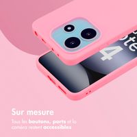 imoshion Coque Couleur Xiaomi Redmi Note 14 (4G) - Bubblegum Pink