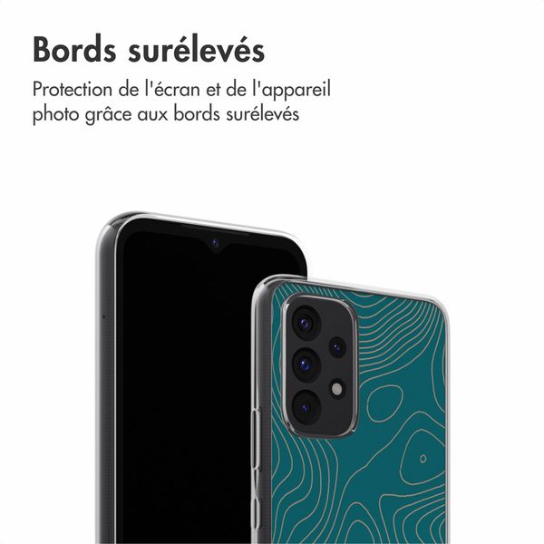 imoshion Coque Design Samsung Galaxy A53 - Topo Turquoise