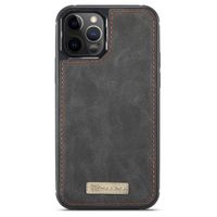 CaseMe Étui luxe 2-en-1 à rabat iPhone 12 Pro Max - Noir